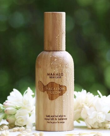 The VACATION GLOW body and hair elixir