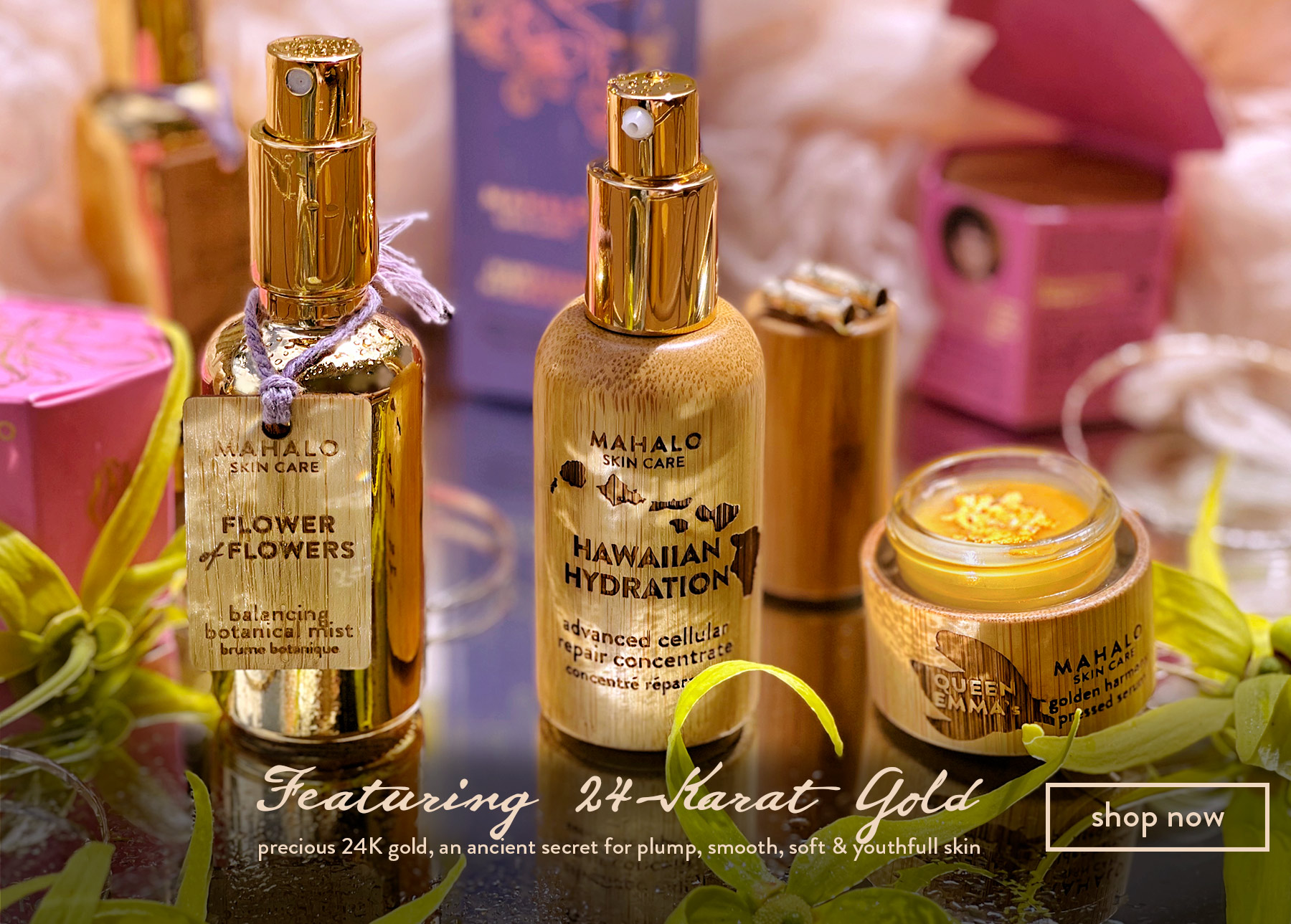 Welcome to Hawaiian paradise of MAHALO Skin Care| MAHALO Skin Care